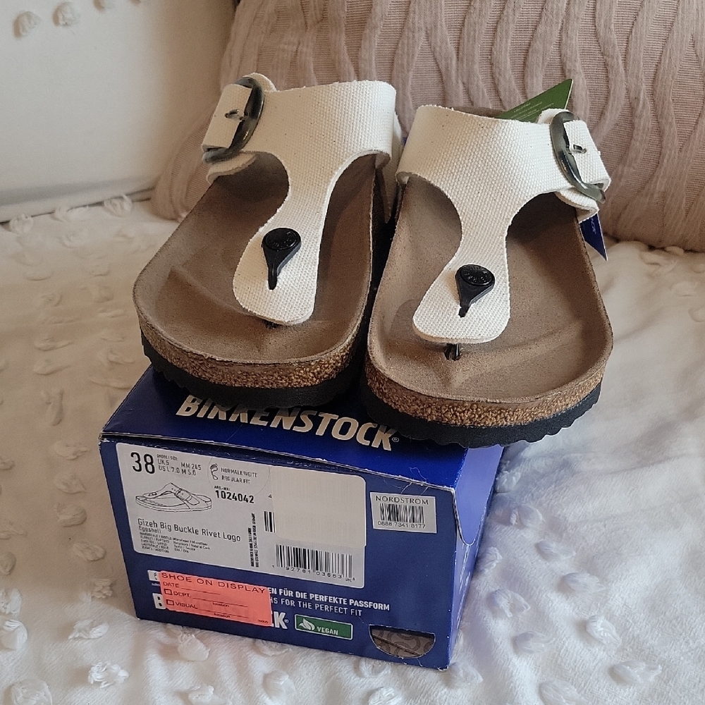 Birkenstock White Sandals